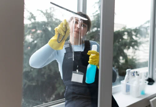 Nettoyage de vitres intérieures et extérieures à Saint-Martin-du-Vieux-Bellême